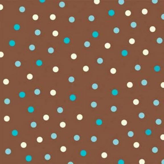 Wedding 'Aqua Polka Dots' Extra Large Lunch Napkins (16ct)