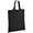 Black, variant on Brand Lab Cotton Short Handle Shopper Bag