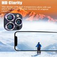 thumbnail image 2 of CNKOO 1 Set For IPhone 11 12 13 14 15 Pro Max Rhinestone Glitter Metal Camera Protector For IPhone 14 15 Plus Camera Lens Protective Film Protector Glass ZZZ, 2 of 5