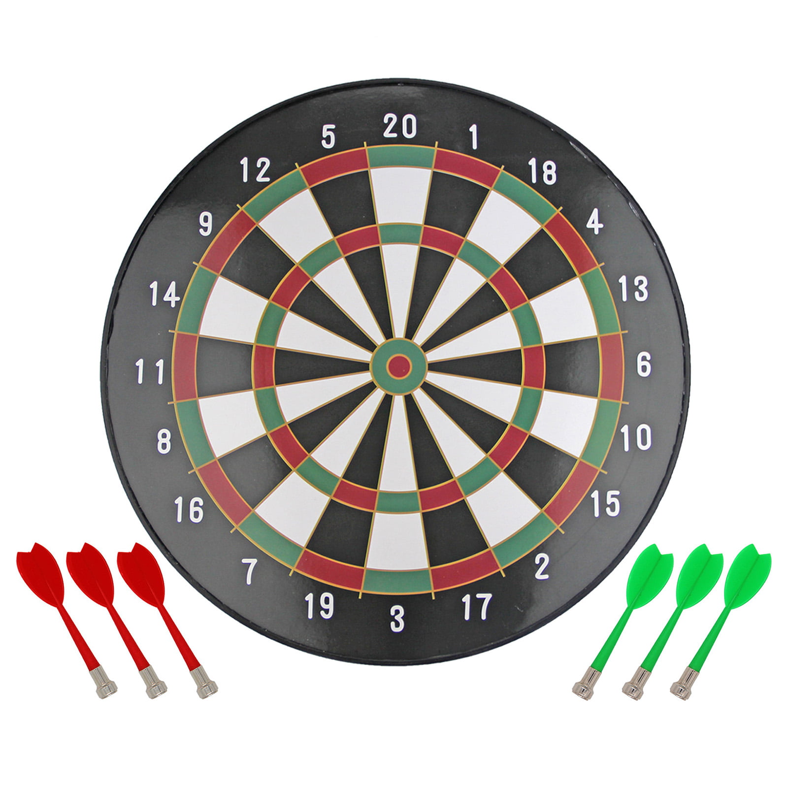 Magnetic Kids Toy Play 16 Dart Board Dartboard with 6 Darts Childrens Gift Game 