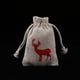 thumbnail image 2 of Paquete piezas de ciervos alces bolsa de joyería con cordón bolsas de Yuyangstore bolsa de lino de algodón, 2 of 8