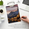 thumbnail image 5 of Coolnut Moutain Clipboard, Acrylic Standard A4 Letter Size Clip Board with Low Profile Clip for Office, Classroom, Doctor, Nurse and Teacher, 12.5"x9", 5 of 7