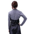 thumbnail image 3 of HDE Women's Bolero Long Sleeve Cardigan Shrug (Dark Charcoal Grey, X-Large), 3 of 3