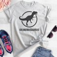thumbnail image 2 of Grandmasaurus T-shirt, Unisex Women's Shirt, Grandma Shirt, Grandmother Shirt, Dinosaur Shirt, Heather Ash, 3X-Large, 2 of 6