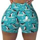 thumbnail image 2 of Balery Penguins On The Ice In The Sea Pantalones cortos de entrenamiento estampados para mujer, sin costuras, ajustados, para gimnasio, yoga, correr, deportes, ejercicio activo, fitness.-X-Large, 2 of 8