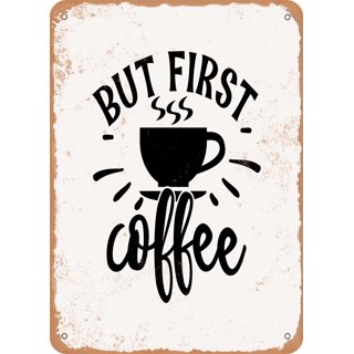 But First Coffee Sticker for Sale by mounadesigns