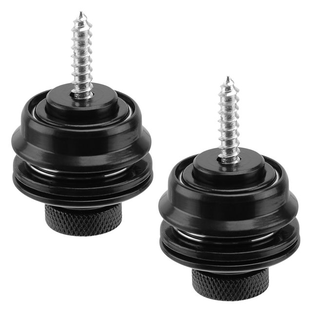 SOPOTUTU 2Ud Accesorio De Correa Para Guitarra Con Cierre Metálico Resistente Color Negro