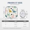 thumbnail image 3 of Disketp 2 Piece Cute Dinosaurs Pattern Windshield Sunshades,Folding Windshield Sun Shade For Car Suv Trucks Sedan,Blocks Uv Rays Sun Visor Protector-Large, 3 of 7
