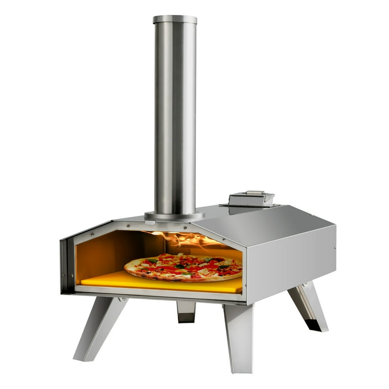 Costway Oven Wood Fire Pizza Maker Grill Outdoor Pizza Oven with Pizza  Stone and Waterproof Cover OP70813 - The Home Depot