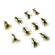 thumbnail image 2 of 10 Cabeza Abalorios Vuela Buggers Lanudos Hundiéndose Húmeda Moscas Oliva perfecl, 2 of 7