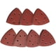 thumbnail image 1 of 70 Triángulos de lijado con velcro 6 agujeros grano 60/80/120/180/240/320/400 Juego de papel de lija triangular abrasivo triangular para lijadora triangular, 1 of 4