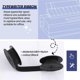 thumbnail image 4 of 1Pack Typewriter Ribbon Twin Spool Pack Ink for Most Typewriter Black, 4 of 5