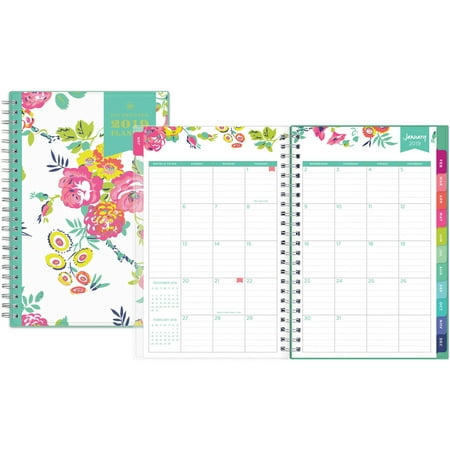 Day Designer for Blue Sky 2019 Weekly & Monthly Planner, Twin-Wire Binding, 5