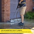 thumbnail image 3 of SurfaceMaxx 3/8-in x 50-ft Steel & Polyester Braided Pressure Washer Replacement Hose, Polyurethane Outer Jacket, 3 of 14