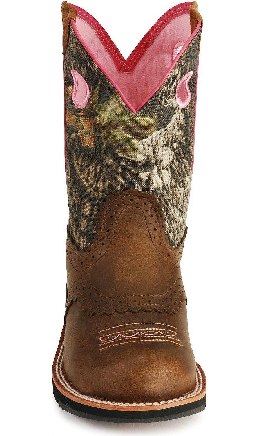 womens pink camo cowboy boots