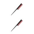 thumbnail image 4 of Vogacara Styling Cuttings Prop Salon Tools Barbershop Accessory Barber's Trimmer for Household Men Women Children Teenagers Diente rojo negro 2piezas, 4 of 6