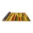 thumbnail image 2 of Ahgly Company Indoor Square Abstract Yellow Contemporary Area Rugs, 6' Square, 2 of 4