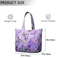 thumbnail image 5 of Butterflies Print Duffel Bag, Colorful Floral Weekender Tote, Lightweight Travel Bag for Women and Butterfly Fans, 5 of 5