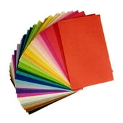 LEORX 40 Pcs Craft Fabric Colorful Felt Fabric Felt Fabric Colorful DIY Felt Cloth Rectangle Child