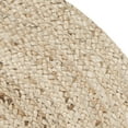 thumbnail image 4 of SAFAVIEH Cape Cod Aldous Braided Striped Jute Area Rug, 3' x 5' Oval, Natural, 4 of 5