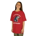 thumbnail image 2 of 2025 Ed's Big Adventure Tennessee Zebra Cartoon Kids Heavy Cotton Tee-KAzebra5001B-Red-L, 2 of 3