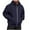 Navy, variant on Xzbqbs Mens Track Hooded Jacket Casual Full Zip Up Slim Fit Hoodie Sport Coat Fashion Lightweight Solid Workout Running Jackets