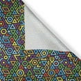 thumbnail image 6 of Ambesonne Colorful Valance & Curtain, Geometrical Mosaic, 55"x30", Multicolor, 6 of 6
