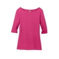 thumbnail image 5 of District Made Women's 3/4 Sleeve Boat Neck T-Shirt, 5 of 6