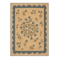 thumbnail image 3 of KUETH 8x10 Machine Washable Floral Rug for Living Room, Large Soft Low Pile Non Slip Backing Area Rug, Slate Beige Rug for Bedroom Dining Room Office, 3 of 5
