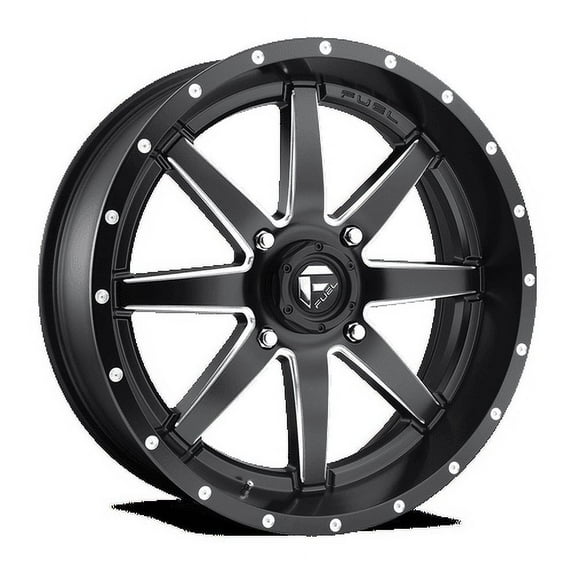 Fuel UTV Aluminum Rim D538 MAVERICK 20X7in Matte Black Milled Finish, D5382070A544