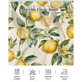 thumbnail image 7 of Summer Lemon Bed Skirt Queen Size 16" Drop Yellow Flower Leaves Beige Ruffled Wrap Around Bed Skirts Adjustable Elastic Bedskirt Dust Ruffle for Queen Size Bed, 7 of 7