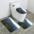 thumbnail image 1 of Juego de Alfombras de Baño 3 Piezas Paisaje de Montaña ABPHQTO, 1 of 2