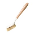 thumbnail image 6 of D-GROEE Dish Brush with Wood Long Handle, Scrub Brush for Pans, Pots, Kitchen Sink Cleaning,Pack of 2, 6 of 7
