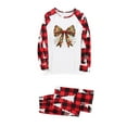 thumbnail image 4 of Penkiiy Matching Christmas Pajamas For Family Xmas Holiday Pjs Elf Plaid Sleepwear Outfit Sets For Women/Men/Couples/Adult S Red, 4 of 6