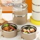thumbnail image 3 of 3.3L De 4 Niveles Lonchera Aislada, Contenedor De Alimentos De Acero Inoxidable 304, Caja De Almuerzo Redonda Apilable Portátil Con Cuchara De Horquilla Para Adultos Mujeres, A, 3 of 7
