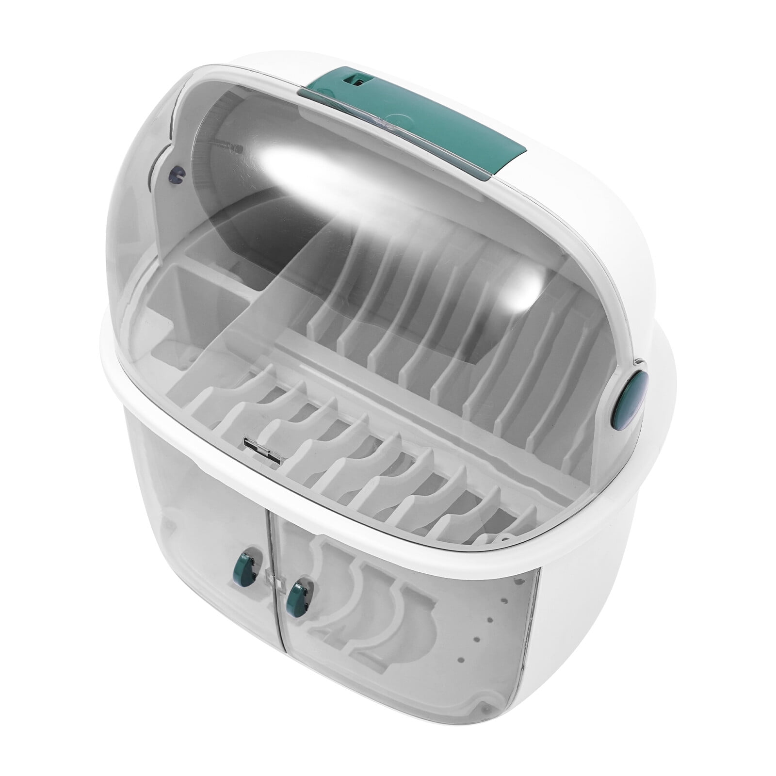 2-Tier Dish Drying Rack – Sturdy PP, Space-Saving, Large Capacity for 6-8 People, Easy Installation & Cleaning, Ideal for Home & Small Businesses