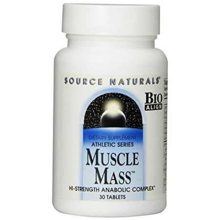 Source Naturals Muscle Mass, Hi-Strength Anabolic Complex,30