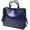 Blue, variant on CoCopeanut Women Fashion Tote Handbags Lightweight PU Leather Satchel Shoulder Bags Retro Oil Wax Handle Purse