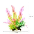 thumbnail image 6 of HEVIRGO 22cm Fish Tank Plant Vivid Vibrant Color Plastic Fake Seaweed Aquarium Decoration for Underwater Clear Plastic, 6 of 8
