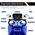 thumbnail image 6 of QEEKA Mobility Scooter,4 Wheels Mobility Scooter for Adults Seniors, Electric Folding Wheelchair Device for Travel,3-Speed Travel Long,Blue, 6 of 11
