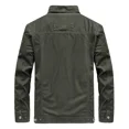 thumbnail image 5 of Chaquetas de primavera y otoño para hombre, abrigos, chaqueta militar ajustada, chaqueta impermeable para hombre, chaqueta de senderismo para exteriores, chaqueta cortavientos para hombre, 5 of 5