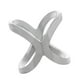 thumbnail image 5 of Clip titular de bufanda Hugo elegante hueco Cruz de seda Plata, 5 of 6