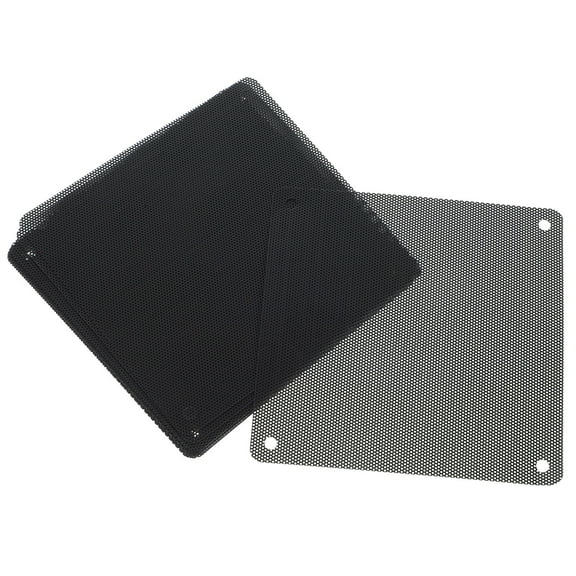 Soimiss 10Pcs Computer Fan Filter Mesh Screens Black for Dust Prevention in Desktop Pcs