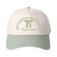thumbnail image 6 of VERGIAC Scripture Letter Embroidered Unisex Trucker Hat, Adjustable Mesh Back Cap, 6 of 10