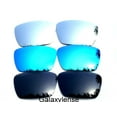 thumbnail image 1 of Galaxy Replacement Lenses for Oakley Fuel Cell Silver, Ice Blue & Black, 1 of 6