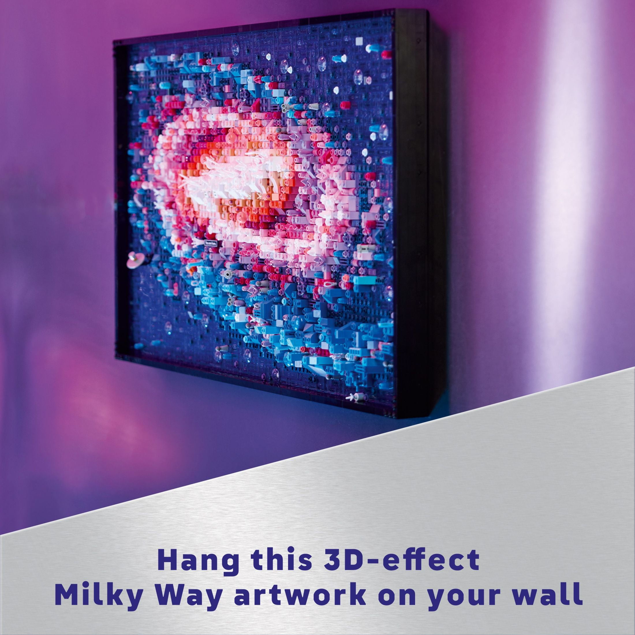 LEGO Art The Milky Way Galaxy Wall Art Décor Set 31212