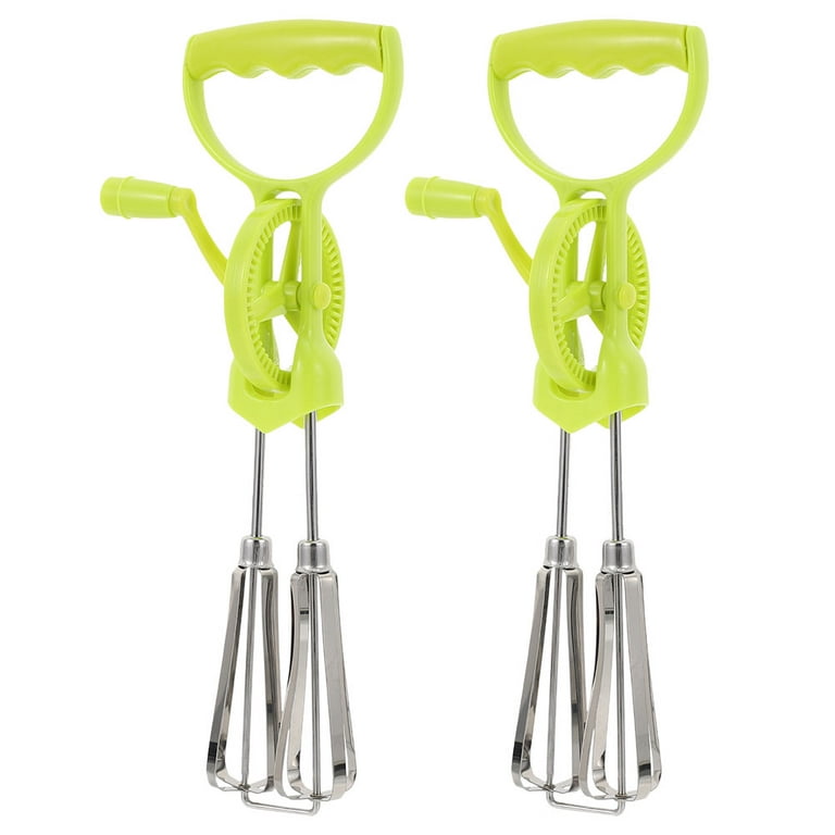 Semi-automatic Hand Crank Egg Beater Double-head Cream Butter Mixer Durable  Home Whipper Kitchen – the best products in the Joom Geek online store