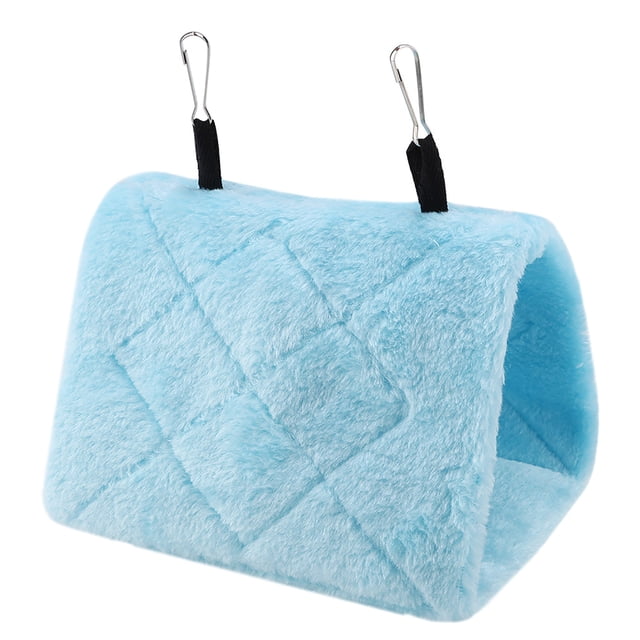 Hamaca para pájaros NikouMX Hamaca de felpa suave Color Rosa Azul Gris Tamaño S M