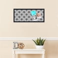 thumbnail image 3 of PinPix 30x12 Custom Cork Bulletin Board Grand Floral Motif Poster Board Has a Fabric Style Canvas Finish, Framed in Grand Floral Motif, by ArtToFrames (PinPix-181), 3 of 5
