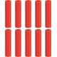 thumbnail image 1 of 10pcs Silicone Straw Tips, Metal Straw Covers, Soft Reusable Straws Tips Fit for 6mm/0.24" OD Stainless Steel Straws, Red, 1 of 5